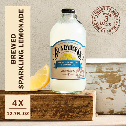 Bundaberg: Sparkling Lemonade, 12.7 oz., 4 Pack