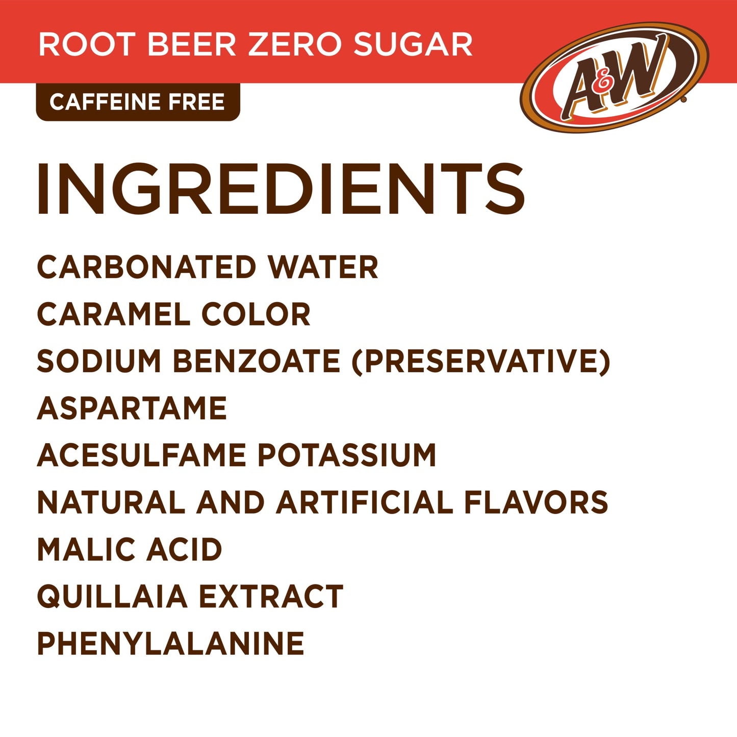 A&W: Zero Sugar Root Beer Soda Pop, 12 fl. oz., 12 Pack Cans