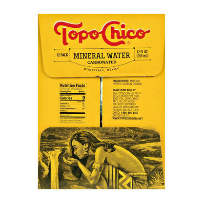 Topo Chico: Sparkling Mineral Water, 12 oz., 12 Pack