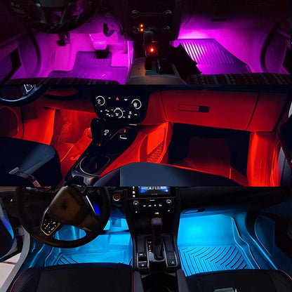 TiokMc: APP Control Car LED Lights - Under Dash Lighting Kit for Cars