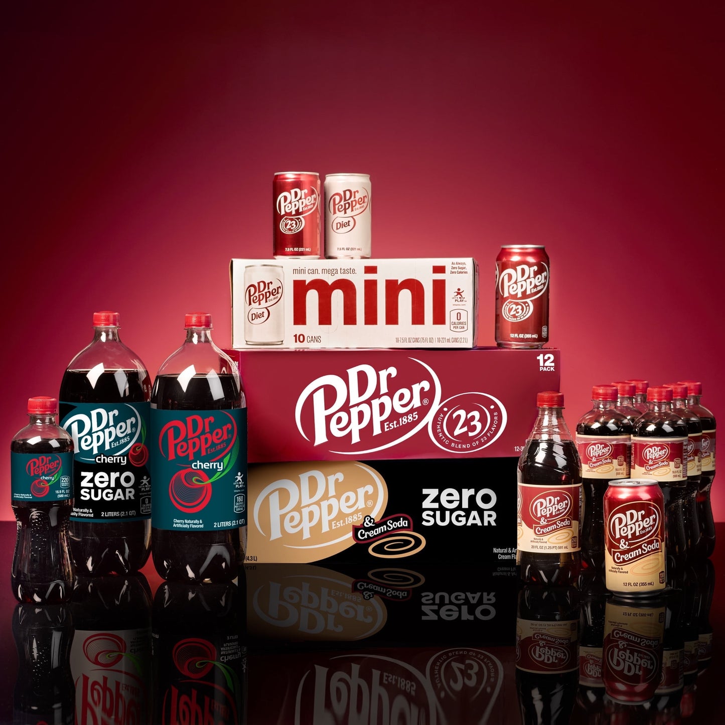 Dr. Pepper: Cream Soda Pop, 12 fl. oz., 12 Pack Cans
