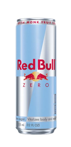 Red Bull: Zero Sugar Free Energy Drink - 12 fl. oz., 4 pack cans