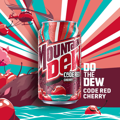 Mountain Dew: Code Red Cherry, 12 oz., 12 Pack