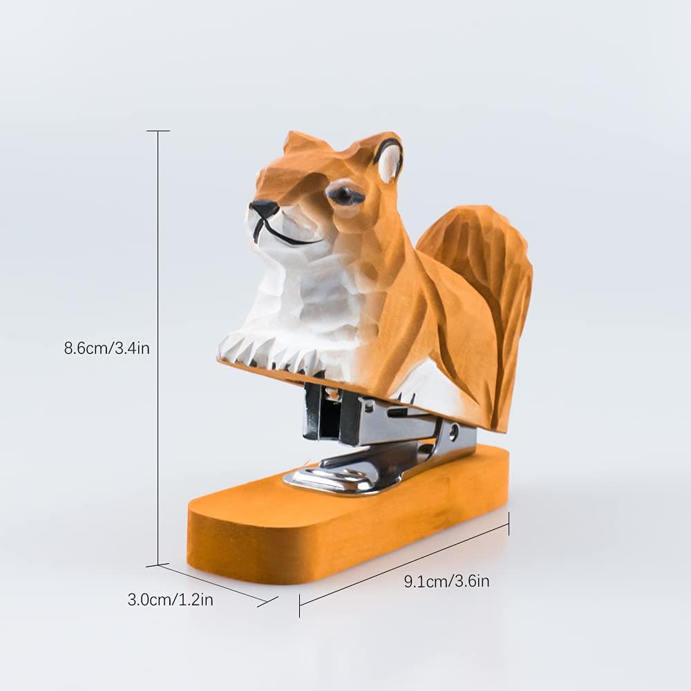 Wooden Squirrel Stapler