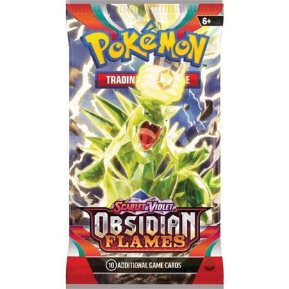 Pokémon TCG: Scarlet & Violet Obsidian Flames - Booster Box, 36 Booster Packs