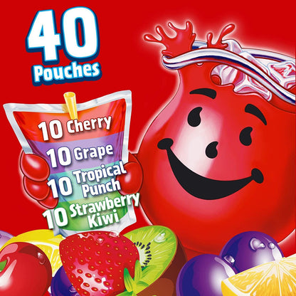 Kool-Aid: Jammers, Flavor Variety Pack, 40 Pack