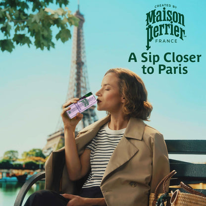 Maison Perrier: Forever Blackberry, Flavored Sparkling Water, 11.15 oz. 24 Pack