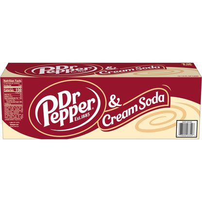 Dr. Pepper: Cream Soda Pop, 12 fl. oz., 12 Pack Cans