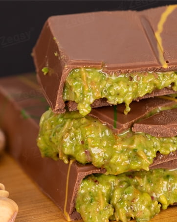 Dubai Candy: Knafeh Dubai Chocolate Pistachio Bar, 1  7.5 oz Bar
