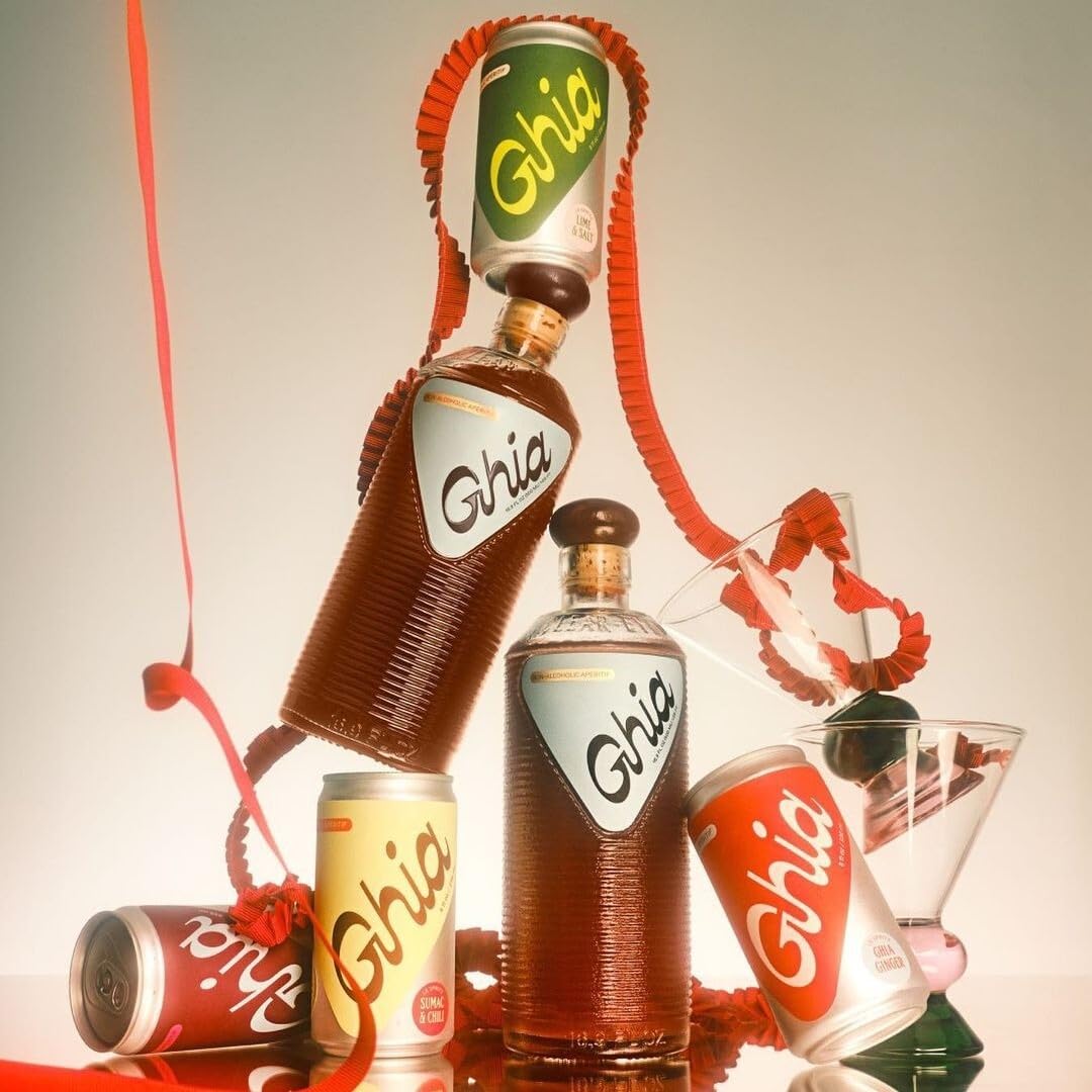 Spirit: Ghia: Non-Alcoholic Aperitif - Botanical Mediterranean Inspired Liqueur, 1 Bottle