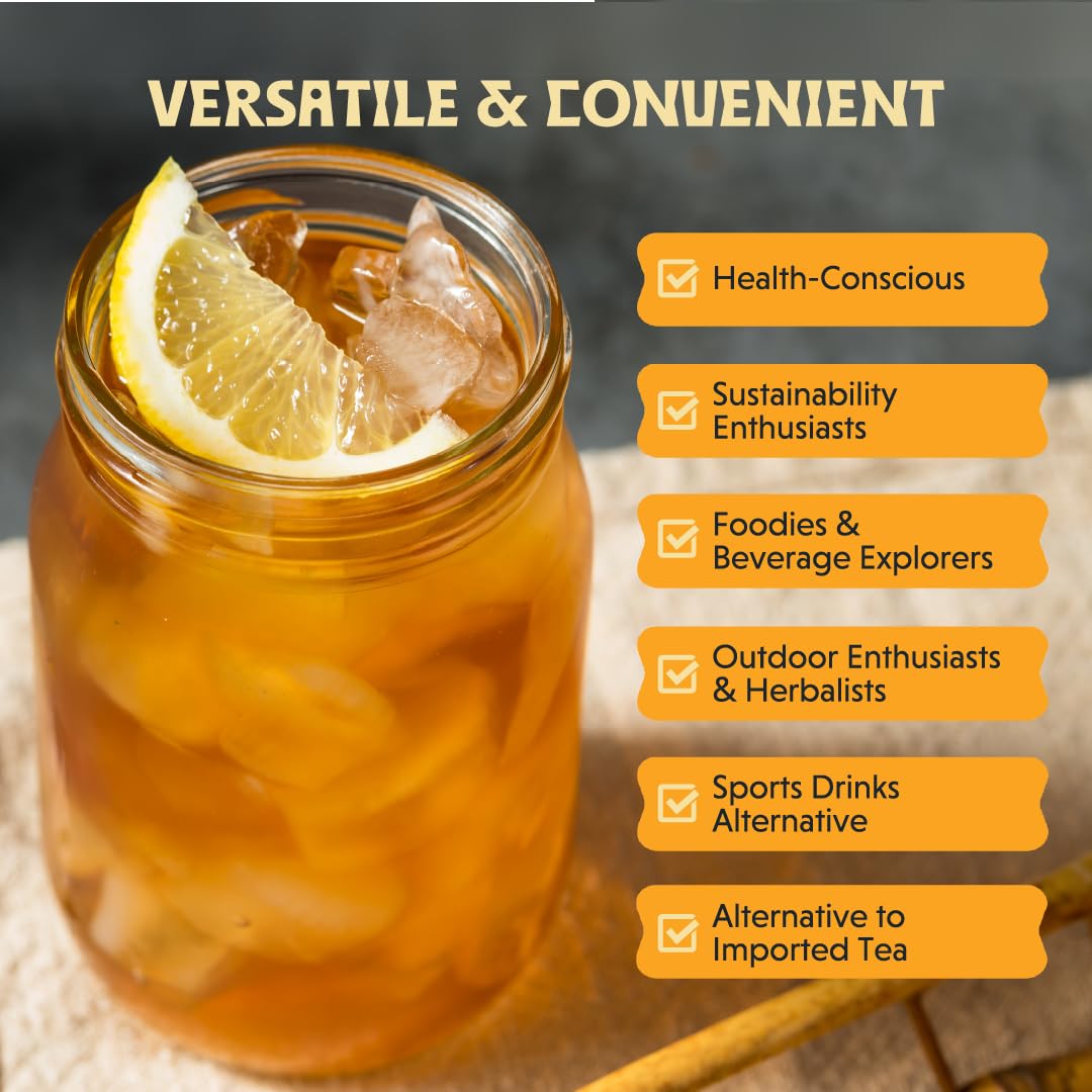 Freedom Fluid: Yaupon Iced Tea, Tangerine Mint, 12 oz., 12 Pack