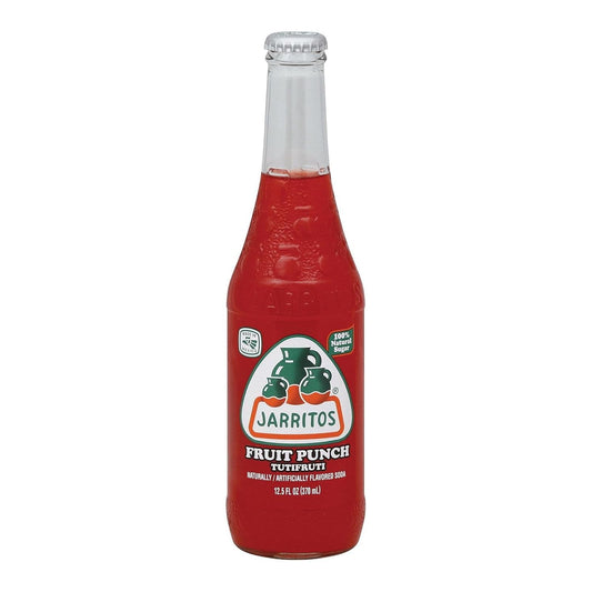 Jarritos Soda: Fruit Punch - Glass Bottles, 12.5 fl. oz., 24 pack bottles