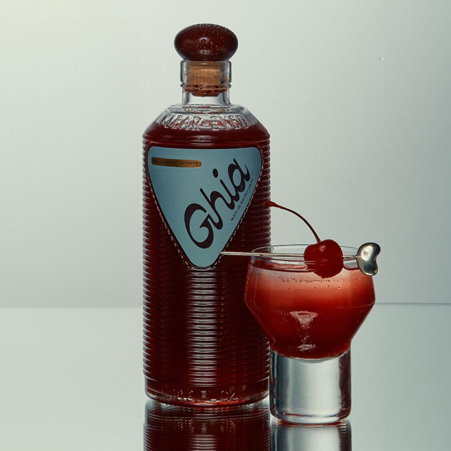 Spirit: Ghia: Non-Alcoholic Aperitif - Botanical Mediterranean Inspired Liqueur, 1 Bottle