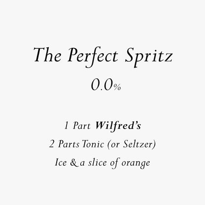 Spirit: Wilfred's: Orange, Rosemary & Rhubarb Aperitif - Zero Proof Italian Liqueur, 1 Bottle