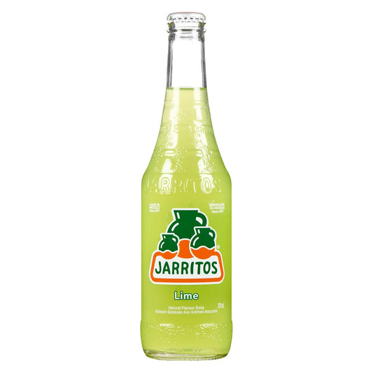 Jarritos Soda: Lime - Glass Bottles, 12.5 fl. oz., 24 pack bottles