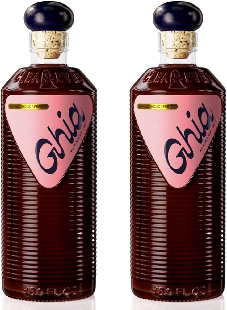 Spirit: Ghia: Non-Alcoholic Aperitif - Botanical Mediterranean Inspired Liqueur, 1 Bottle