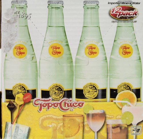 Topo Chico: Sparkling Mineral Water, Glass Bottles, 12 fl. oz., 12 Pack