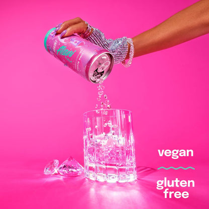 Alani Nu: PINK SLUSH, Sugar Free Low Calorie Energy Drinks, Paris Hilton x Alani Nu, 12 oz. Cans, 12 Pack