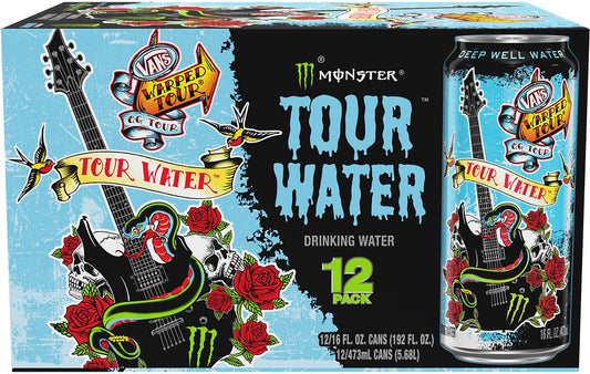 Monster Energy Drink: Tour Water by Monster Energy, Deep Well Water, 16 fl. oz. 15 pack cans