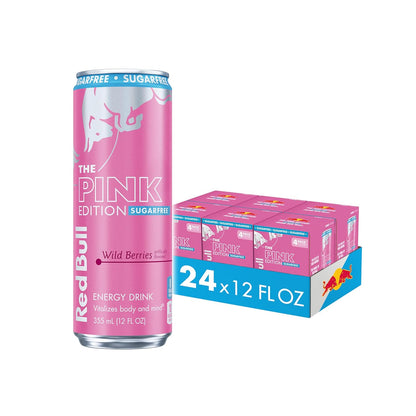 Red Bull: Sea Blue Edition, Sugar Free Juneberry Energy Drink, 12 oz., 24 Pack