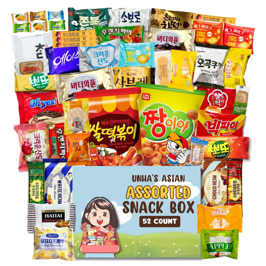 Snack Box: Korean Variety Pack, 50 Different Snacks