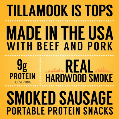 Tillamook Country Smoker: Real Hardwood Smoked Sausages, Original Beef, 20 Pack