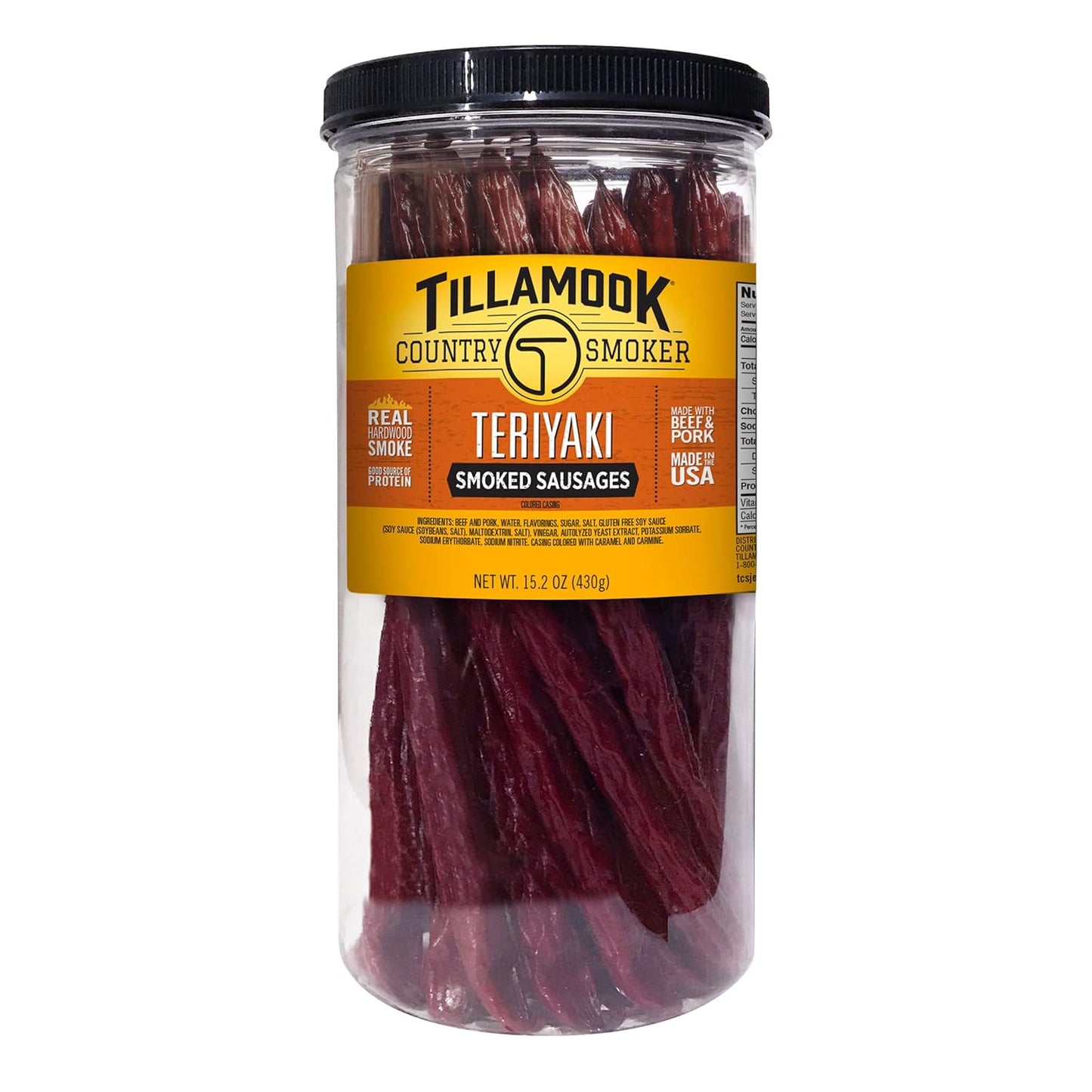 Tillamook Country Smoker: Real Hardwood Smoked Sausages, Hunter's Sausage Meat Sticks, 36 Pack