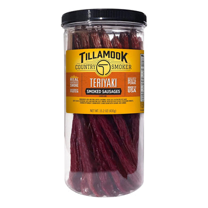 Tillamook Country Smoker: Real Hardwood Smoked Sausages, Hunter's Sausage Meat Sticks, 36 Pack