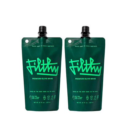 Cocktail: Filthy Olive Brine: Olive Juice for Dirty Martinis, 2 Pack