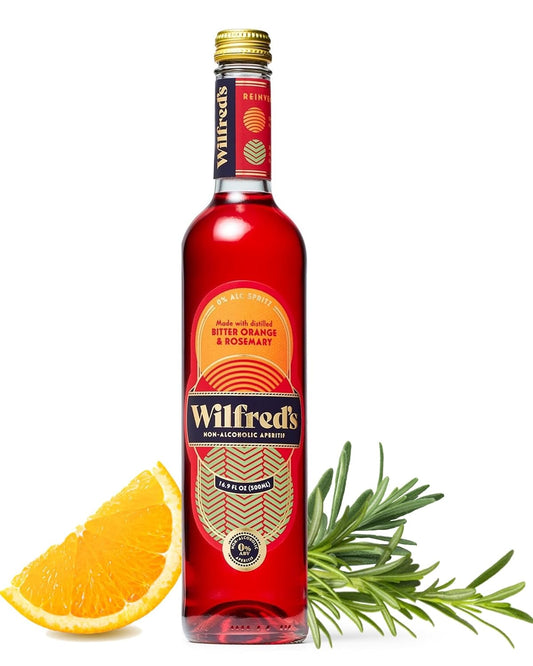 Spirit: Wilfred's: Orange, Rosemary & Rhubarb Aperitif - Zero Proof Italian Liqueur, 1 Bottle