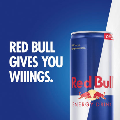 Red Bull: Energy Drink - Original, 12 fl. oz., 4 pack cans
