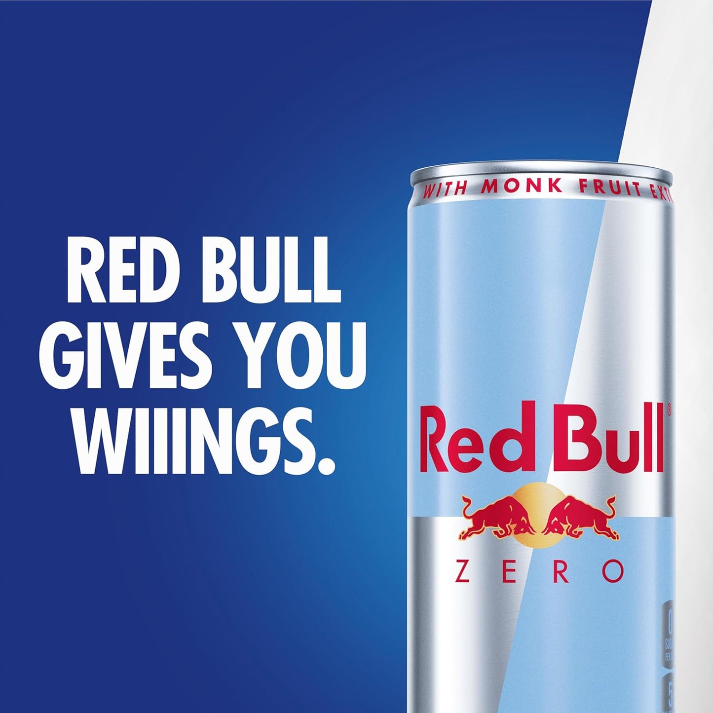 Red Bull: Zero Sugar Free Energy Drink - 12 fl. oz., 4 pack cans