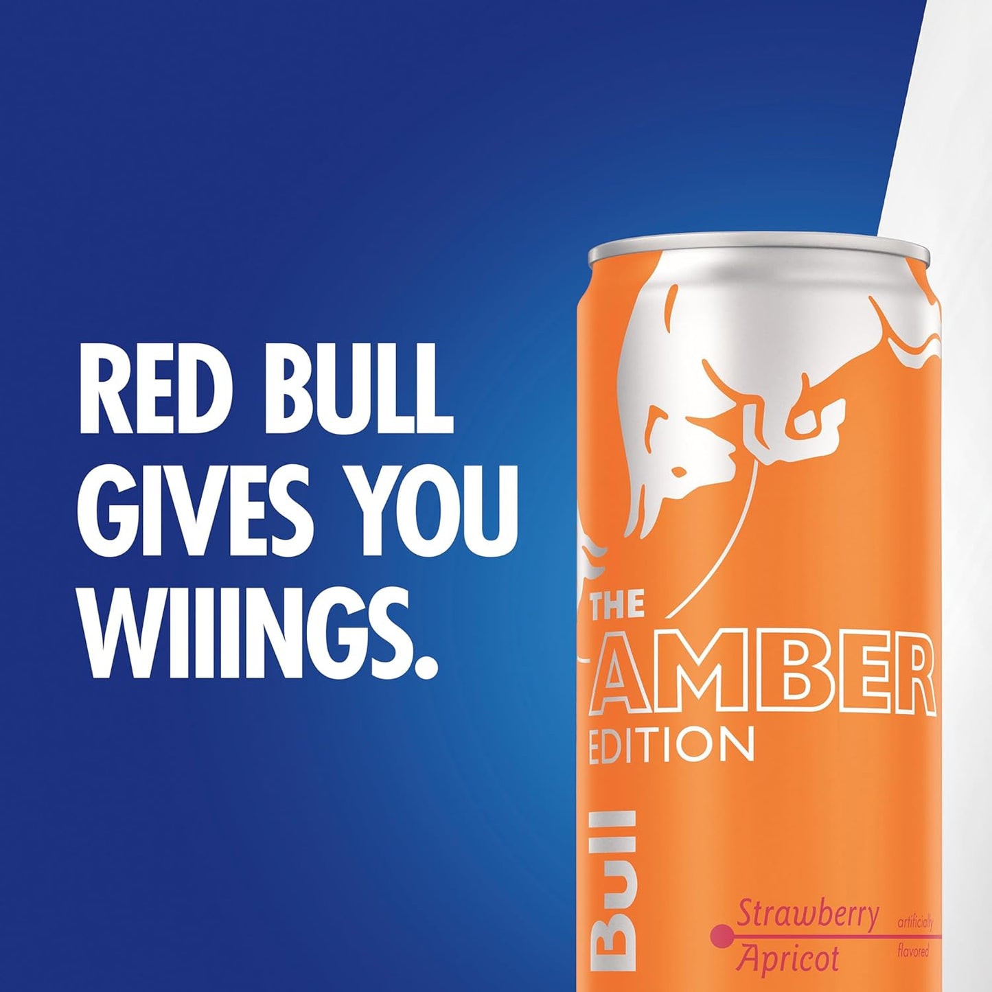 Red Bull: Amber Edition Energy Drink - Strawberry Apricot, 12 fl. oz., 4 pack cans