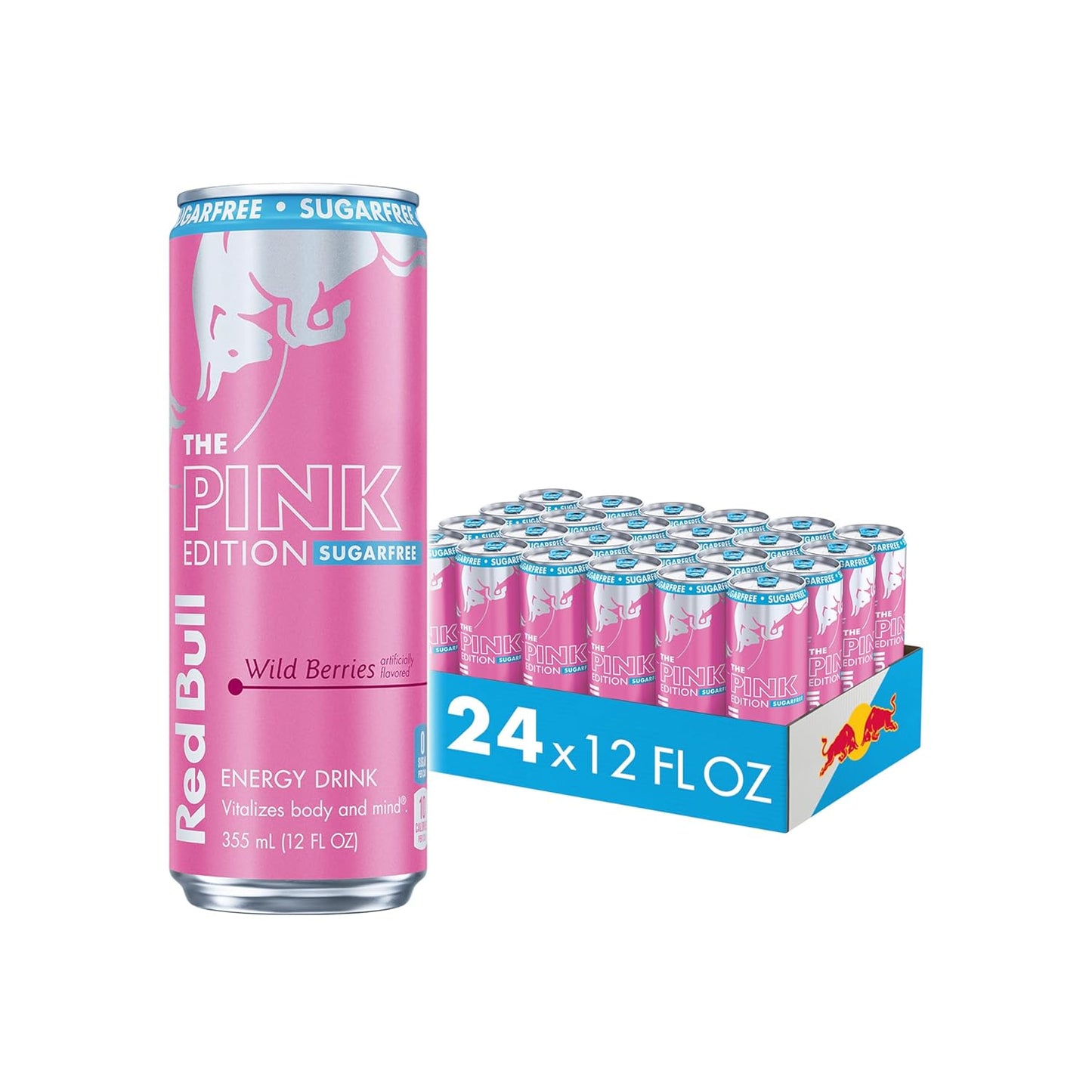 Red Bull: Sea Blue Edition, Sugar Free Juneberry Energy Drink, 12 oz., 24 Pack