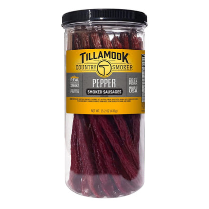 Tillamook Country Smoker: Real Hardwood Smoked Sausages, Original Beef, 20 Pack