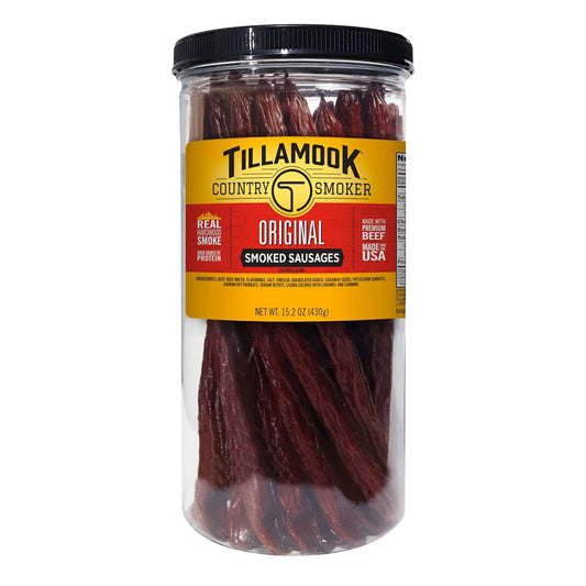 Tillamook Country Smoker: Real Hardwood Smoked Sausages, Original Beef, 20 Pack
