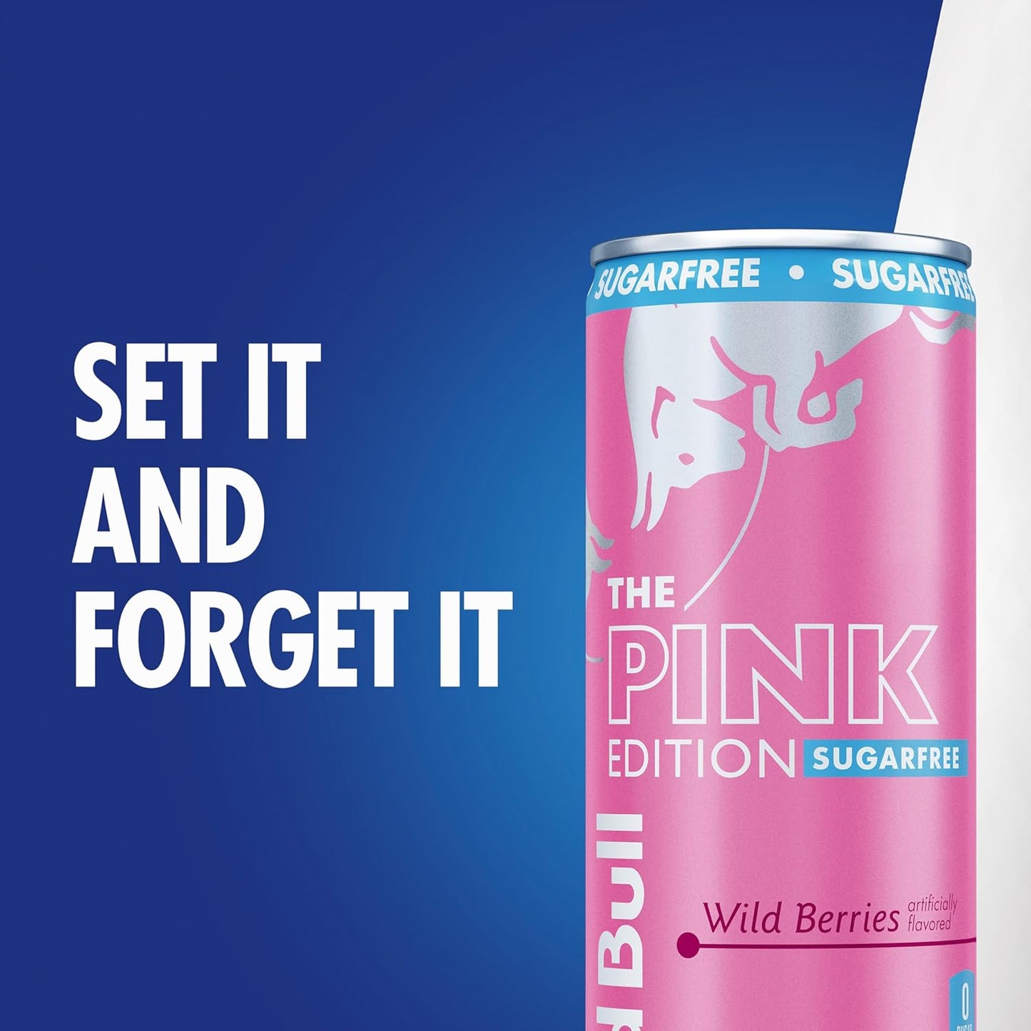 Red Bull: Pink Edition Sugar Free Energy Drink - Wild Berries, 12 fl. oz., 4 pack cans
