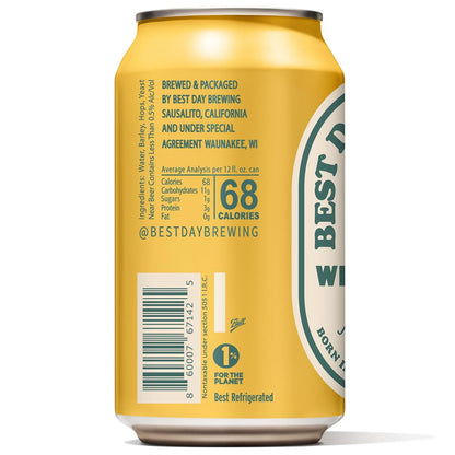 Beer: Best Day Brewing: West Coast IPA - Premium Non-Alcoholic Beer, 12 Pack Beer