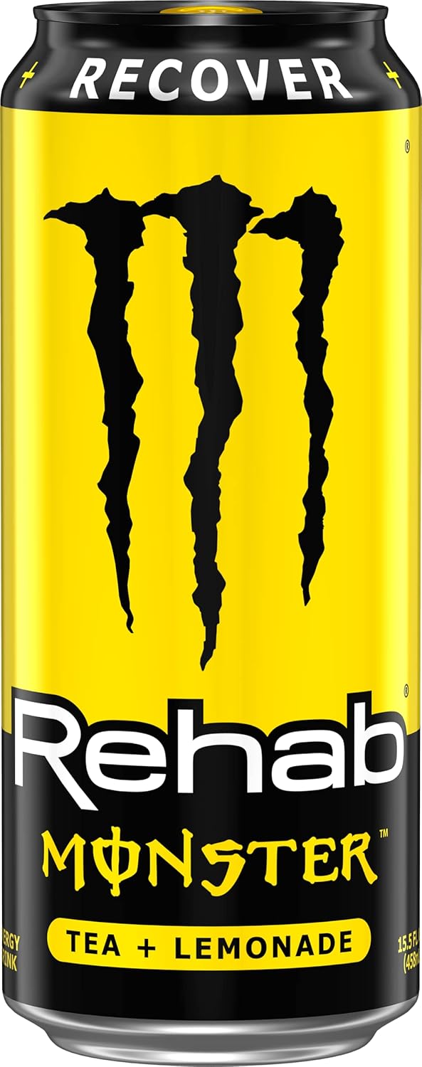 Monster Energy Drink: Rehab Tea + Lemonade, 16 fl. oz. 15 pack cans