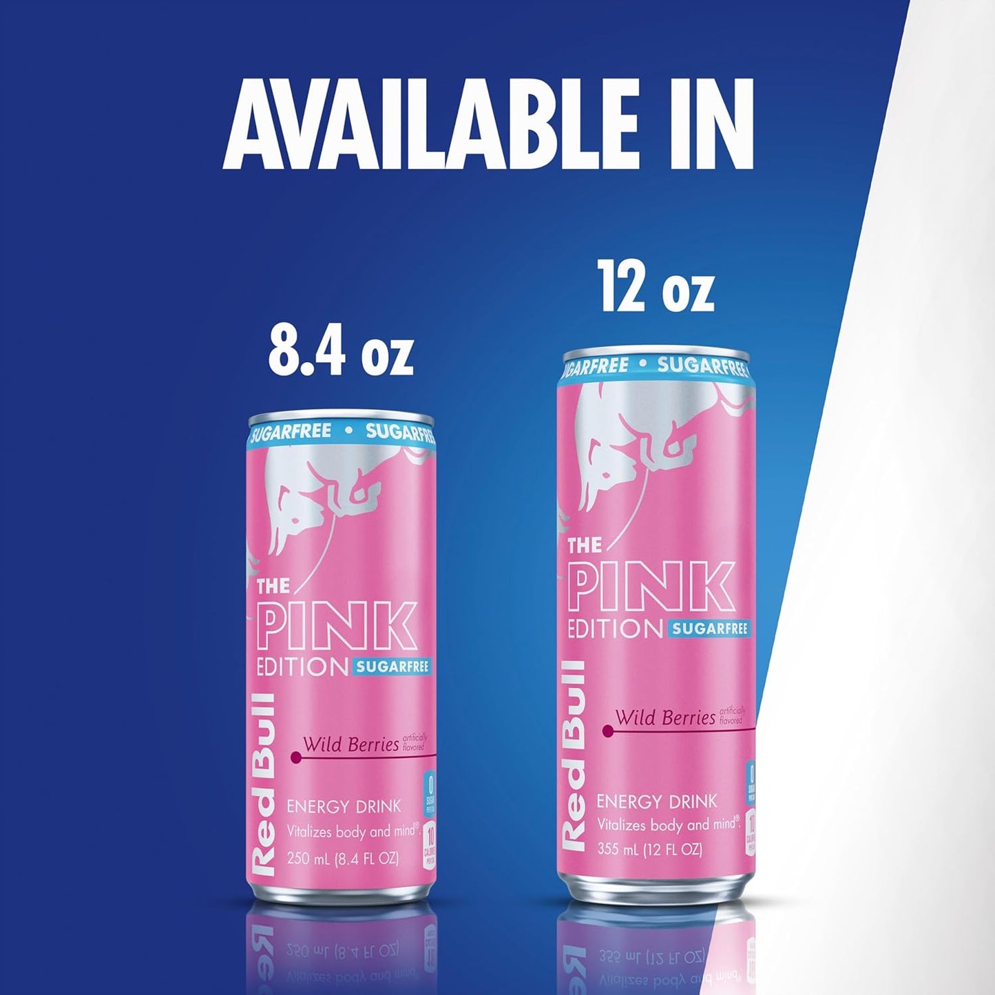 Red Bull: Pink Edition Sugar Free Energy Drink - Wild Berries, 12 fl. oz., 4 pack cans