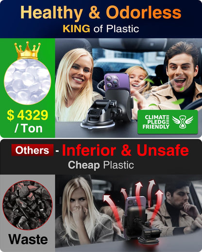 Military-Grade Car Phone Mount – Ultra-Strong Suction & 360° Rotation VANMASS