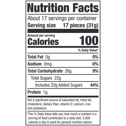 American Candy: NERDS Gummy Clusters Candy, Rainbow, Crunchy and Gummy, 1 Bag