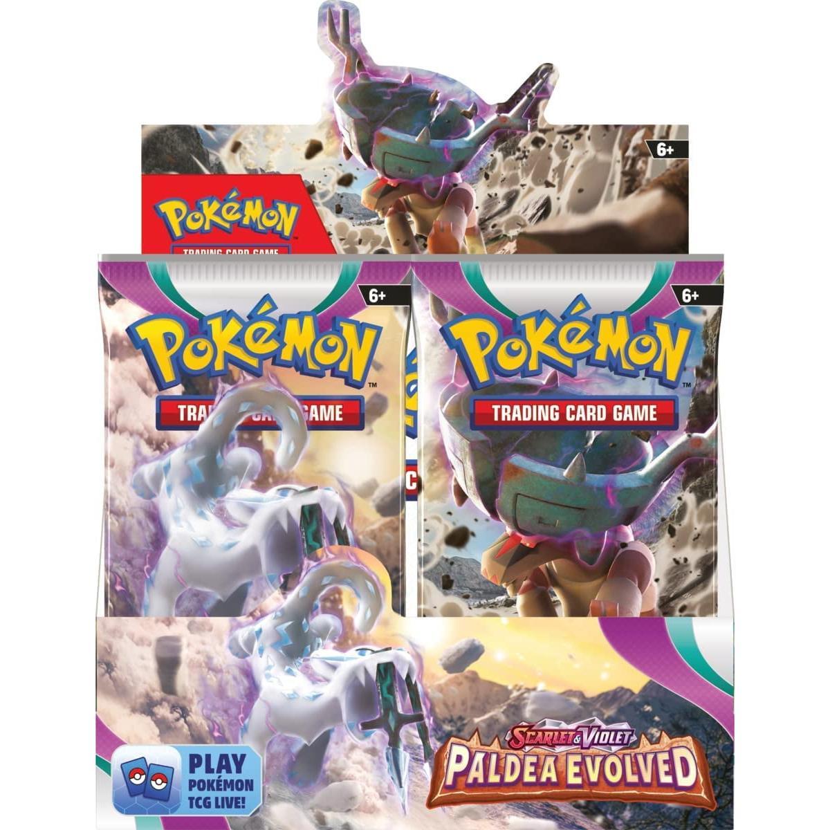 Pokémon TCG: Scarlet & Violet Paldea - Evolved Booster Box, 36 Booster Packs