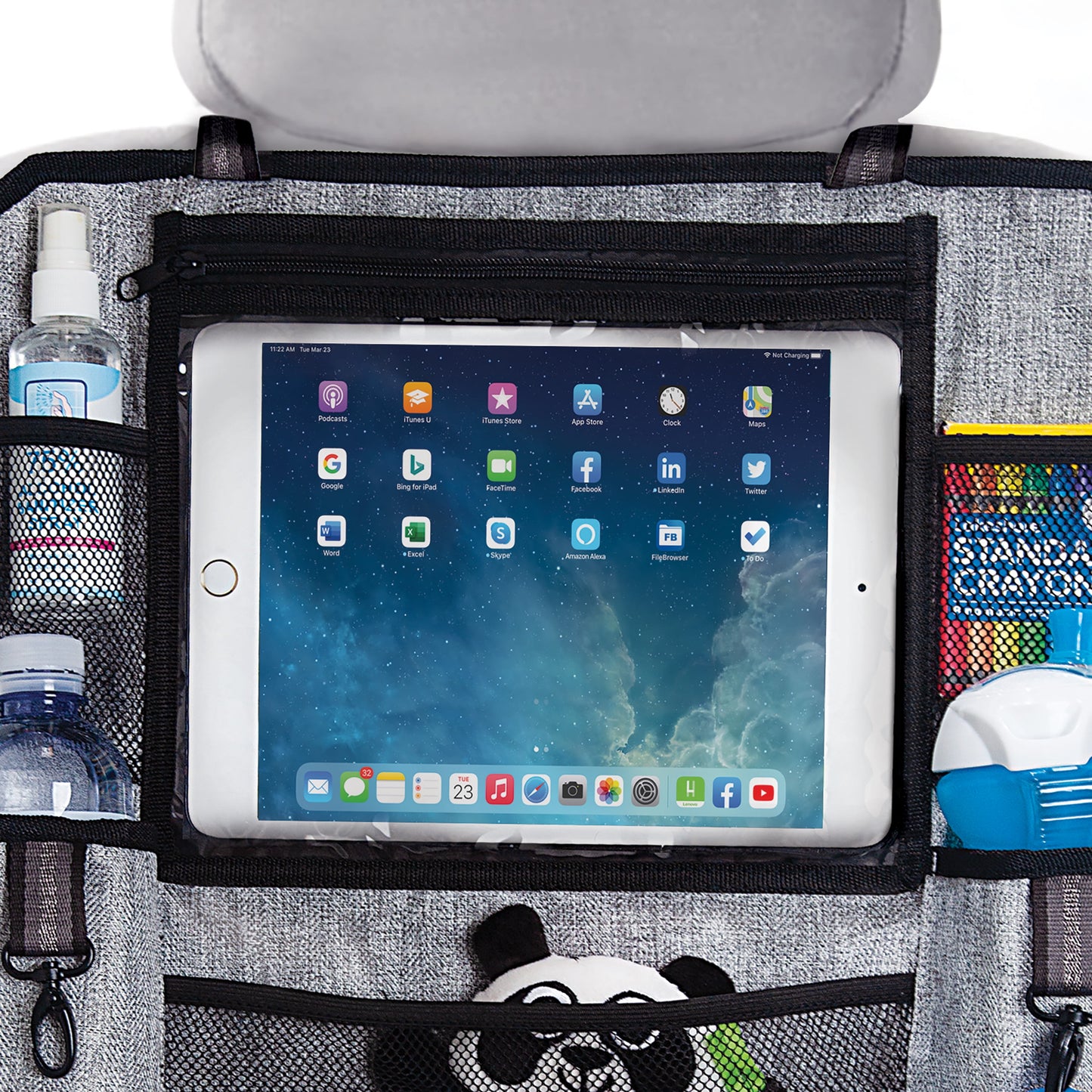 Monbebe: Backseat Car Organizer, Black