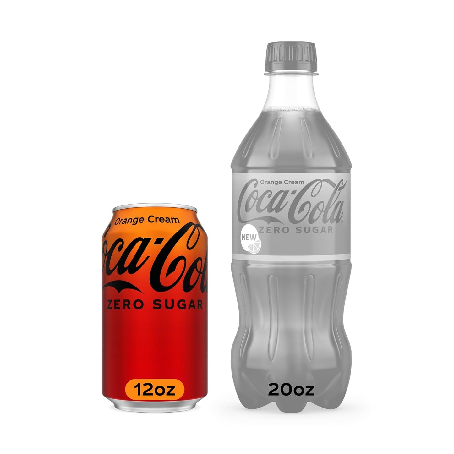 Coca Cola: Orange Cream Soda, Zero Sugar, 12 oz., 12 Pack