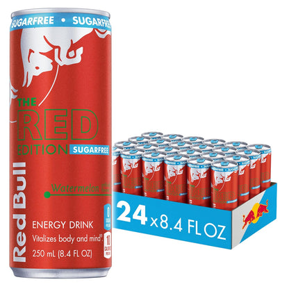 Red Bull: Sea Blue Edition, Sugar Free Juneberry Energy Drink, 12 oz., 24 Pack