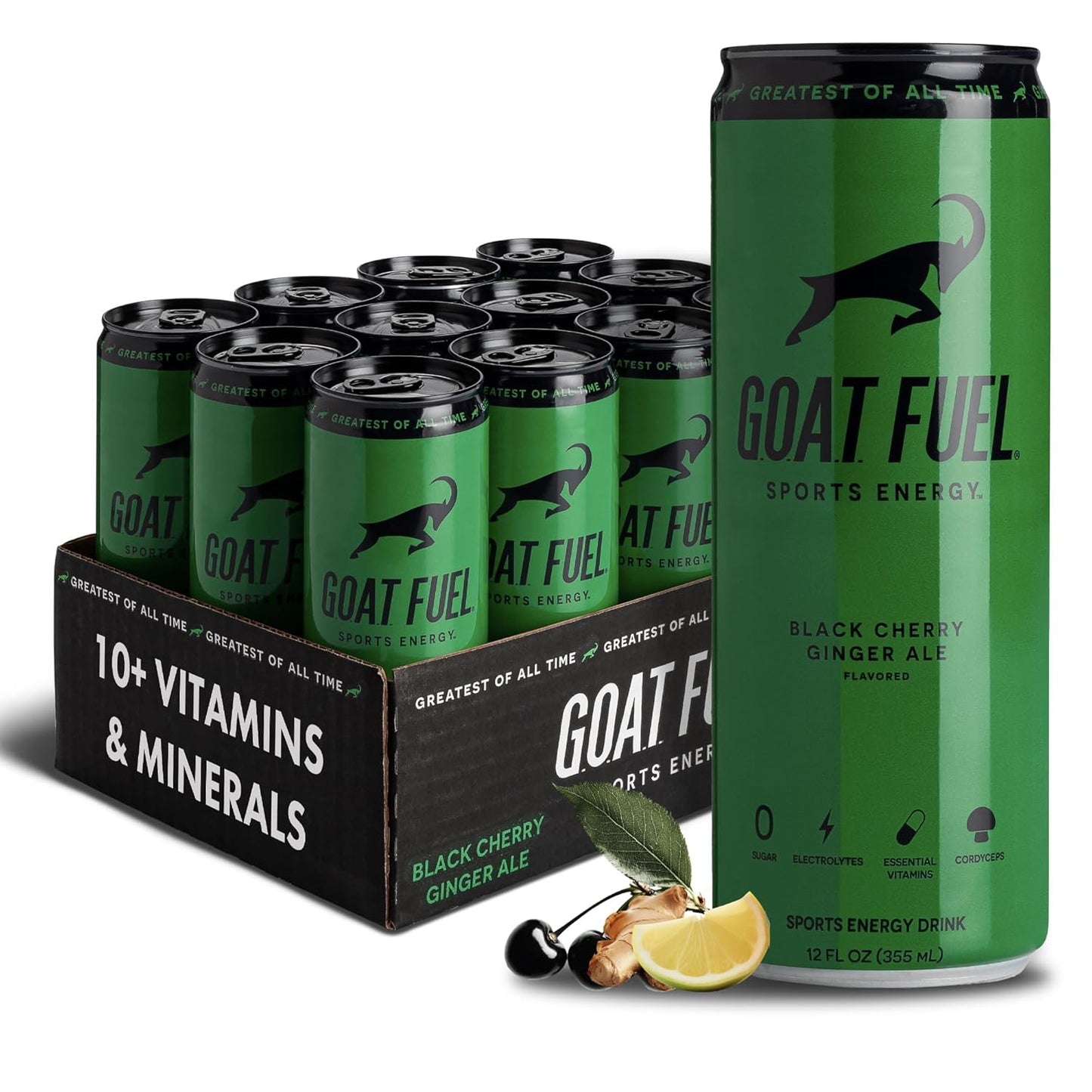 G.O.A.T. Fuel Energy Drink - 12 fl. oz., 12 pack cans