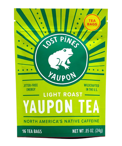 Lost Pines Yaupon Tea: Dark Roast, 50 Tea Bags