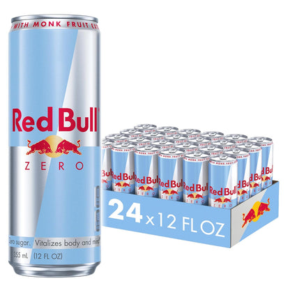 Red Bull: Sea Blue Edition, Sugar Free Juneberry Energy Drink, 12 oz., 24 Pack