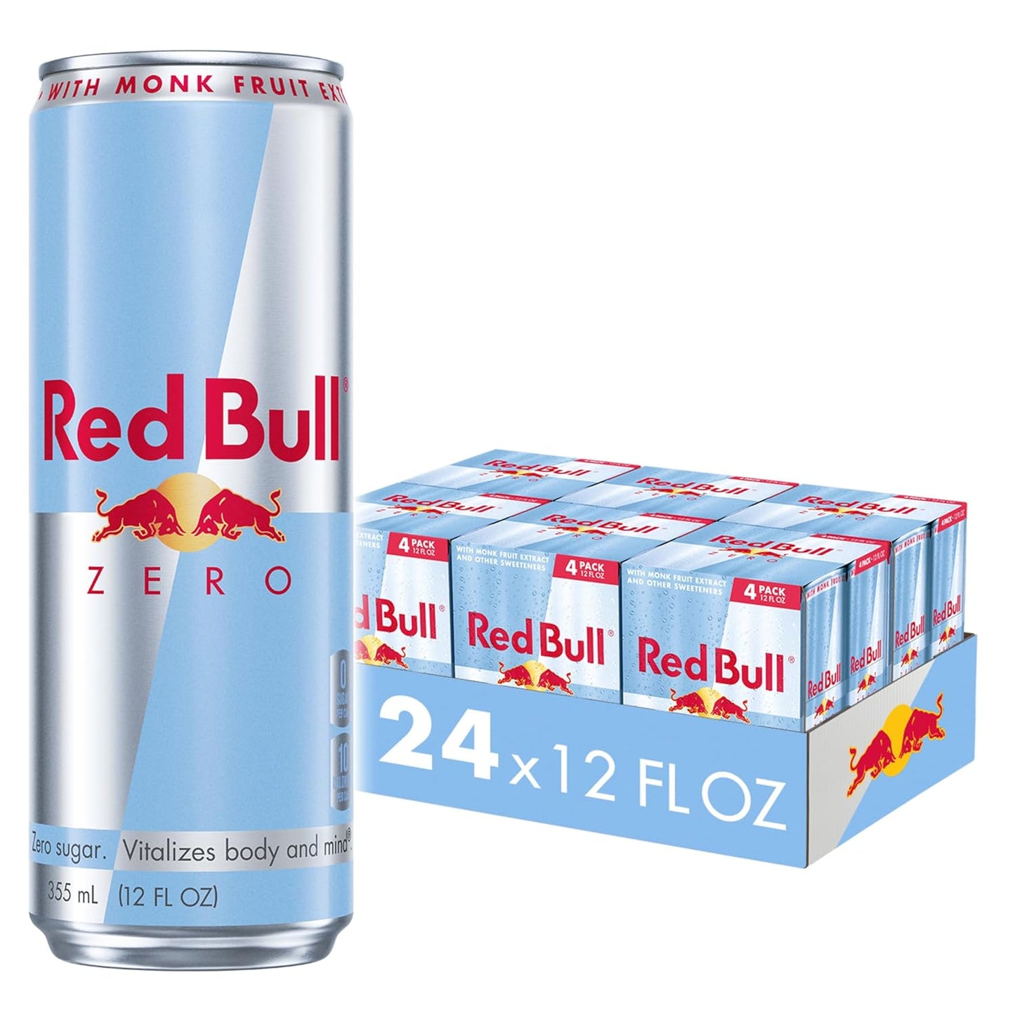 Red Bull: Sea Blue Edition, Sugar Free Juneberry Energy Drink, 12 oz., 24 Pack
